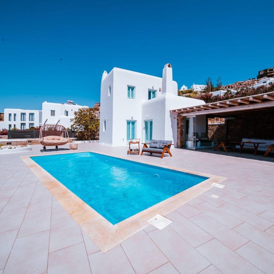 Mykonos Villa Sympatico, Private Pool & Sea Vistas Villa in Decentralized Administration of the Aegean