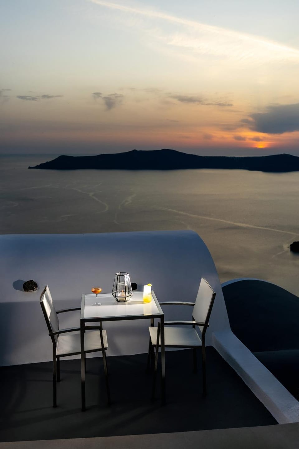Patio, Natural landscape, View (from property/room), Balcony/Terrace, Seating area, Sea view, Sunset