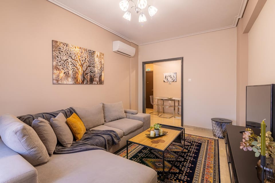 Living room, air conditioner