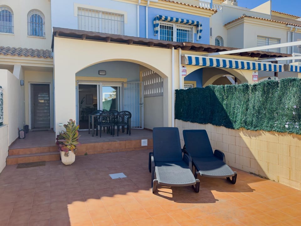 Property building, Patio, Day, View (from property/room), Balcony/Terrace, sunbed