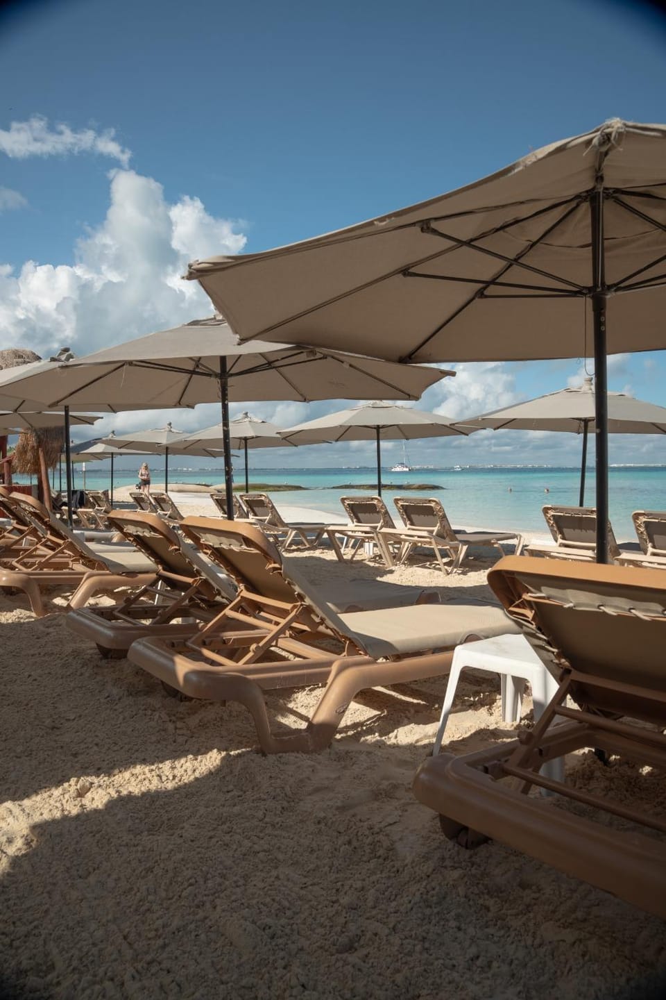 Day, Beach, sunbed