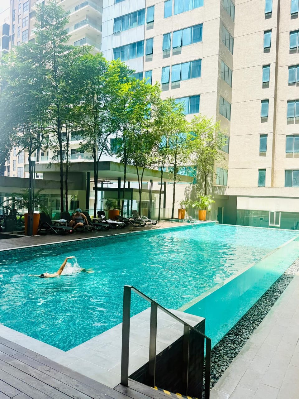 Pool view, Swimming pool