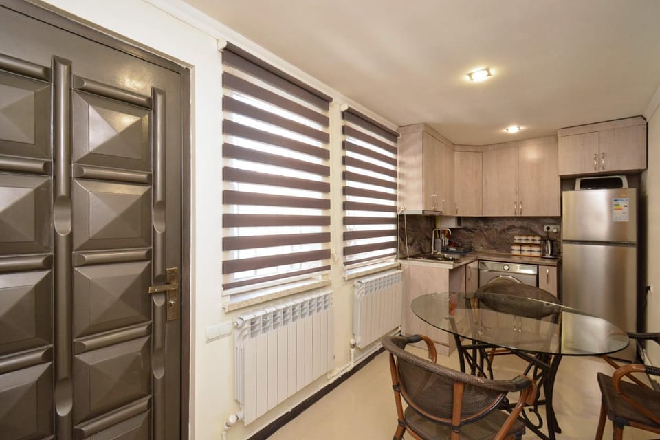 Kitchen or kitchenette, Dining area, oven, stove