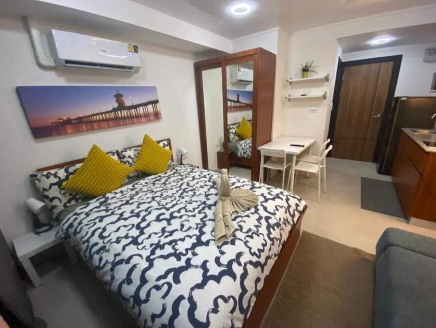 CB205 Thai Studio Condotel777 next to the longest and cleanest beach Apartment in Mai Khao