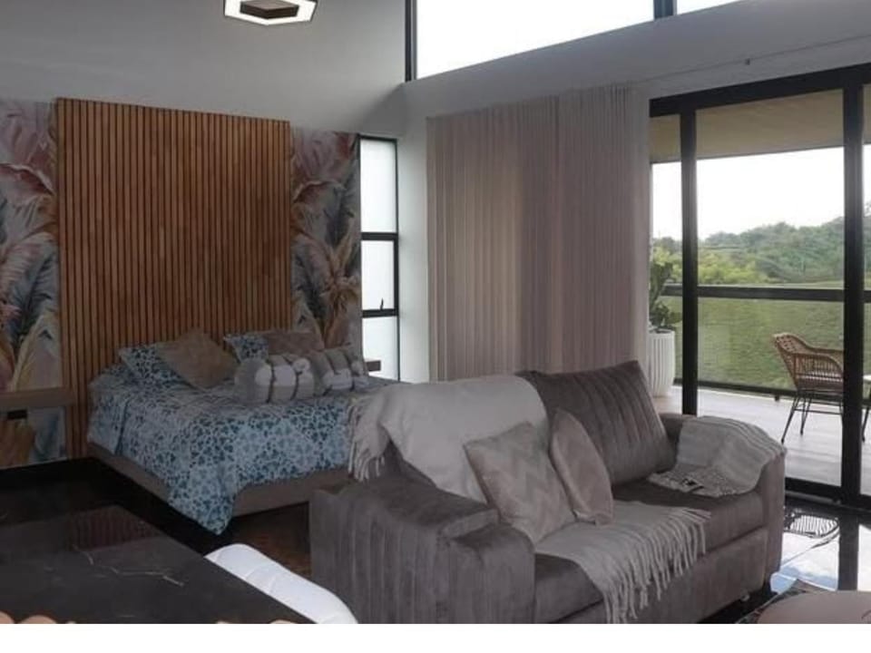 Bed, Living room, Photo of the whole room