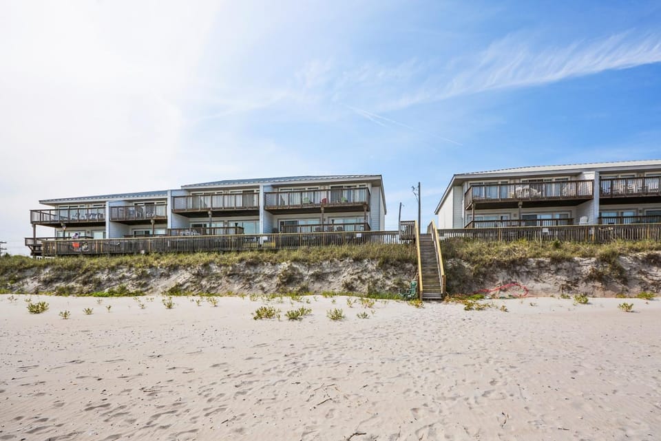 Experience oceanfront bliss at Queen's Grant House in Topsail Beach