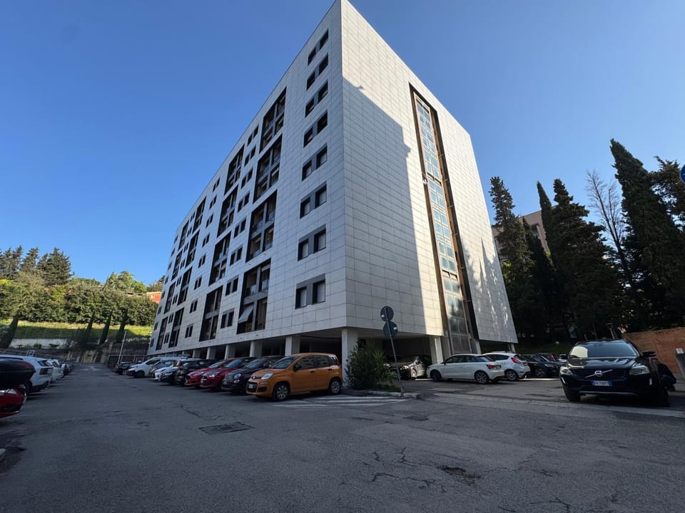 Property building, Facade/entrance, View (from property/room), Parking