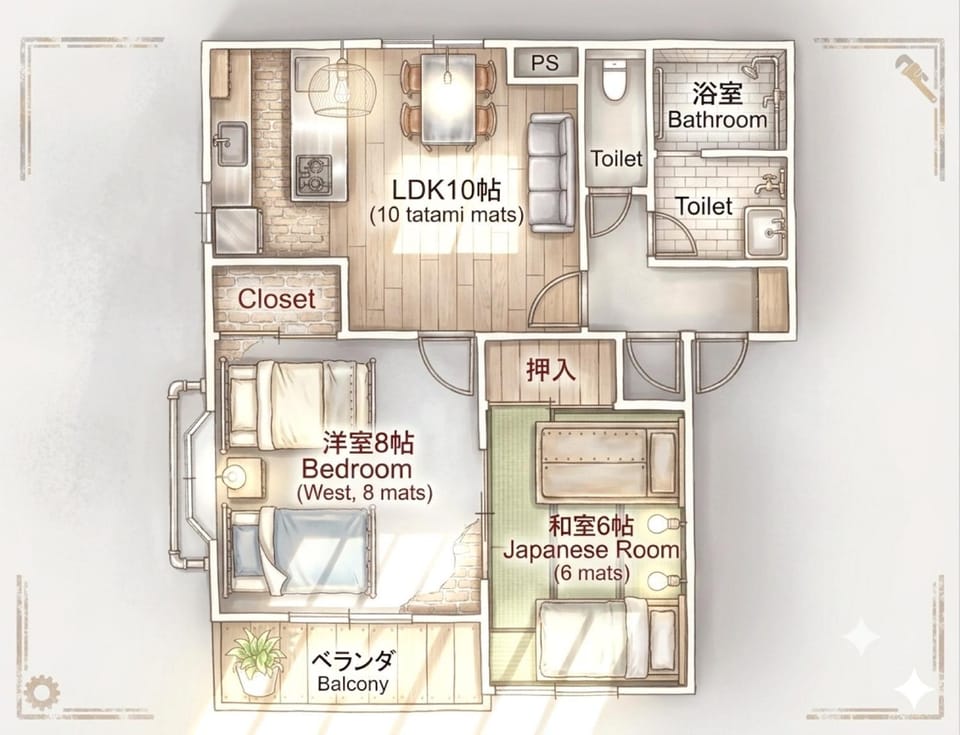 Coucou! Apartment in Japan