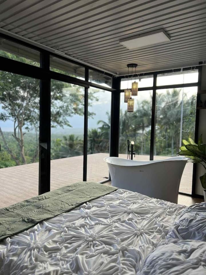 Glass Cabin w/ Hot Tub and Wi-Fi Cabin in Island Garden City of Samal