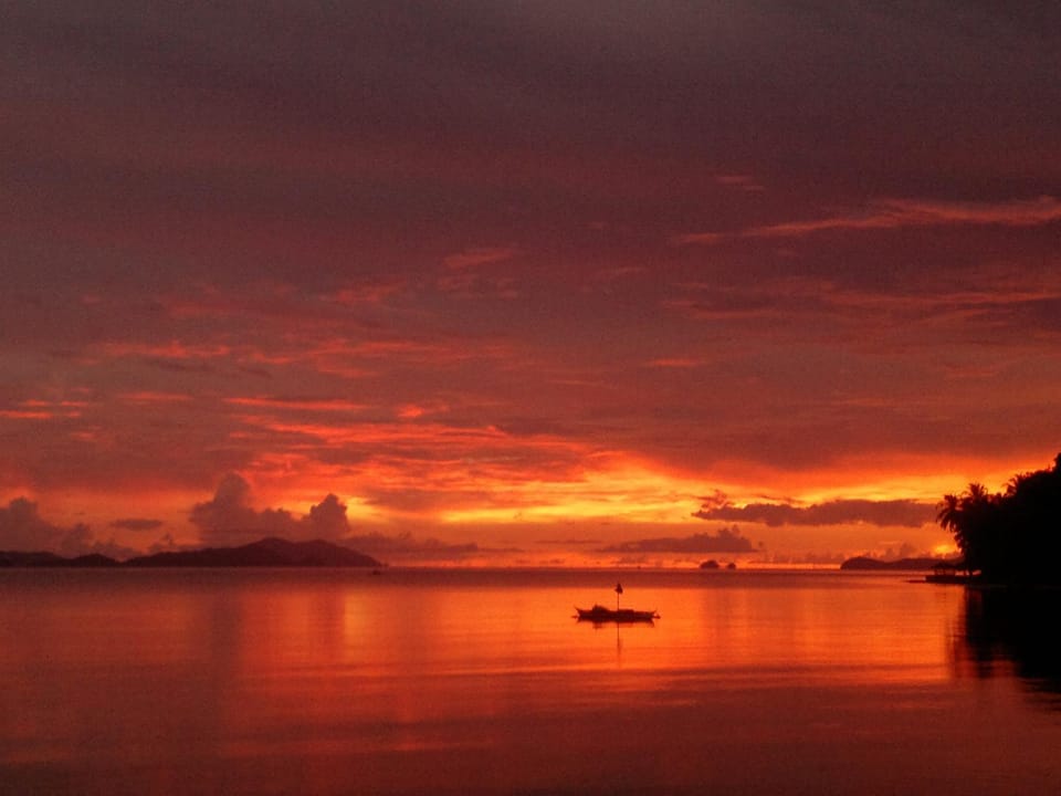 Sea view, Sunset