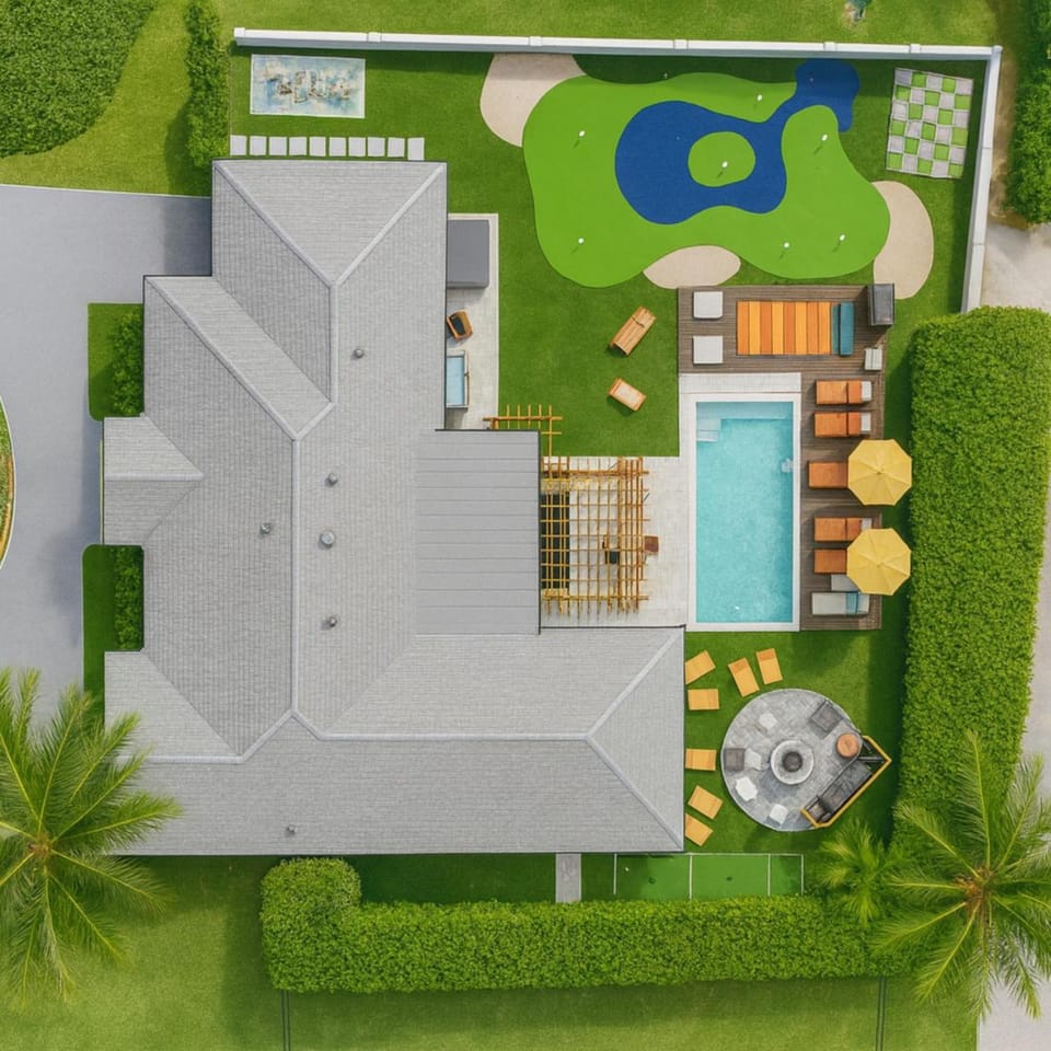 Property building, Bird's eye view