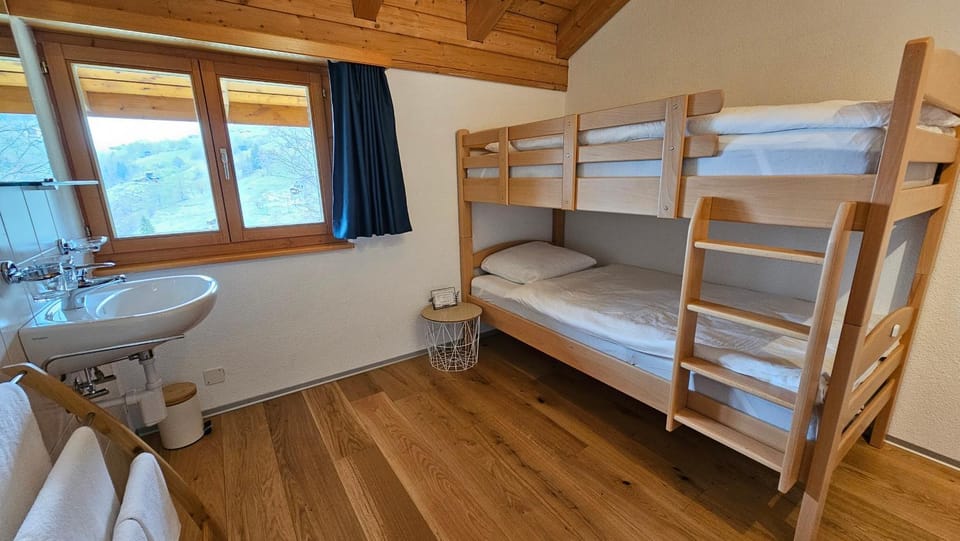 Bed, Photo of the whole room, Bedroom, bunk bed