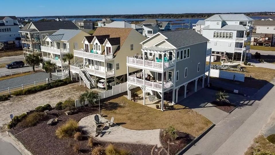 Enjoy unobstructed ocean views at Sweet M'Ocean House in North Topsail Beach