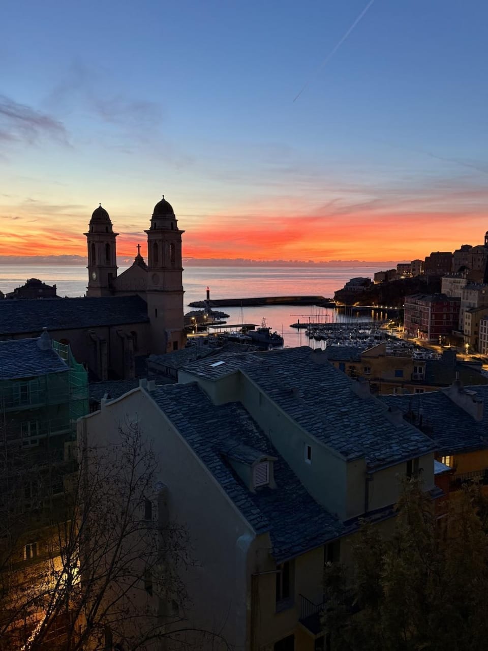 Natural landscape, City view, Sea view, Sunrise