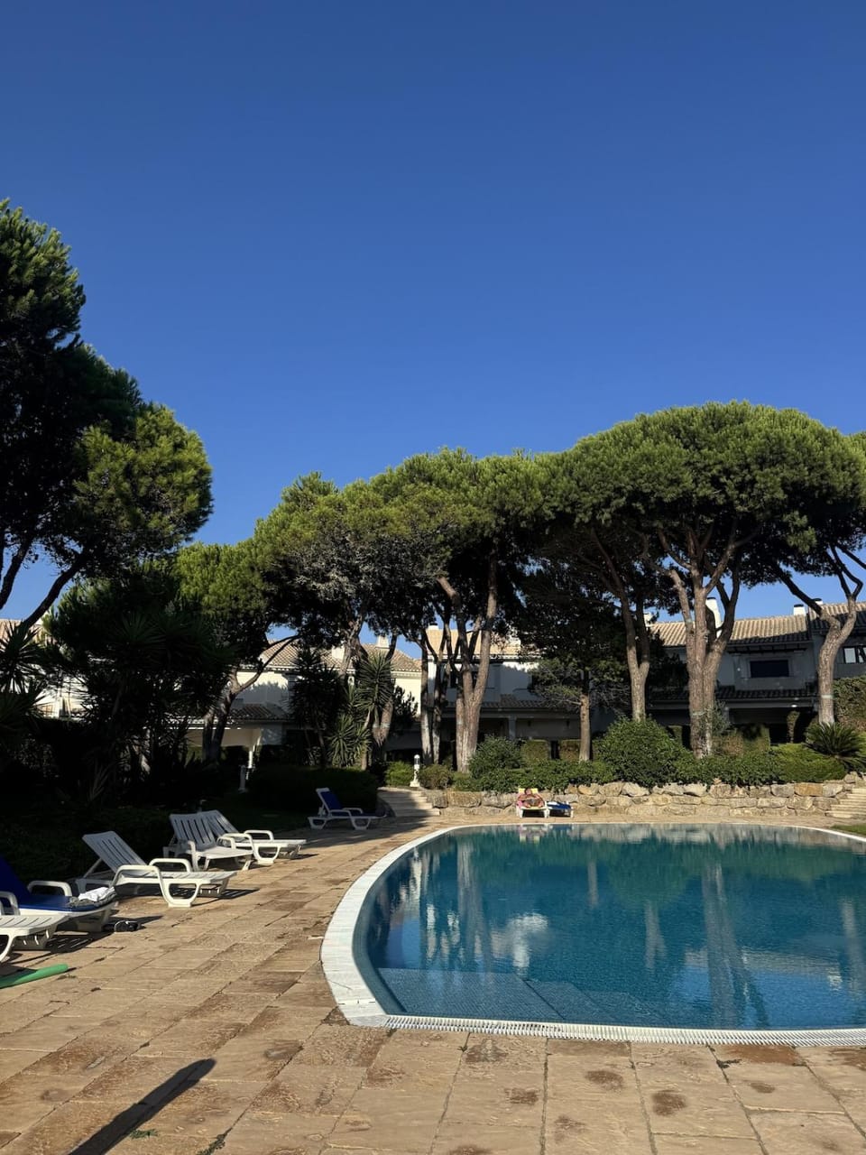 Pool view, Swimming pool, sunbed