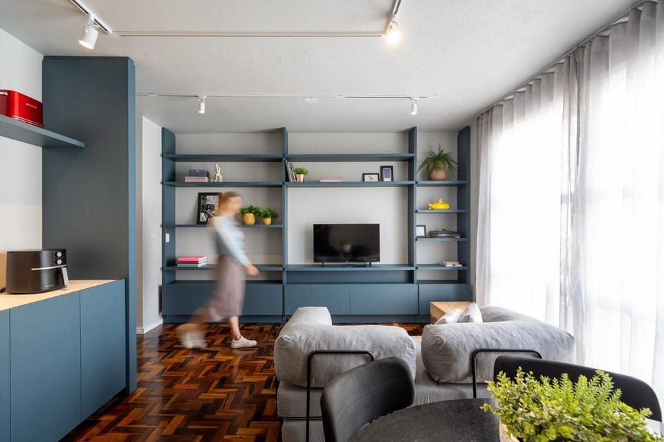 Studio Acolhedor com Projetor, Ar Condicionado e Localização Imbatível Apartment in Caxias do Sul