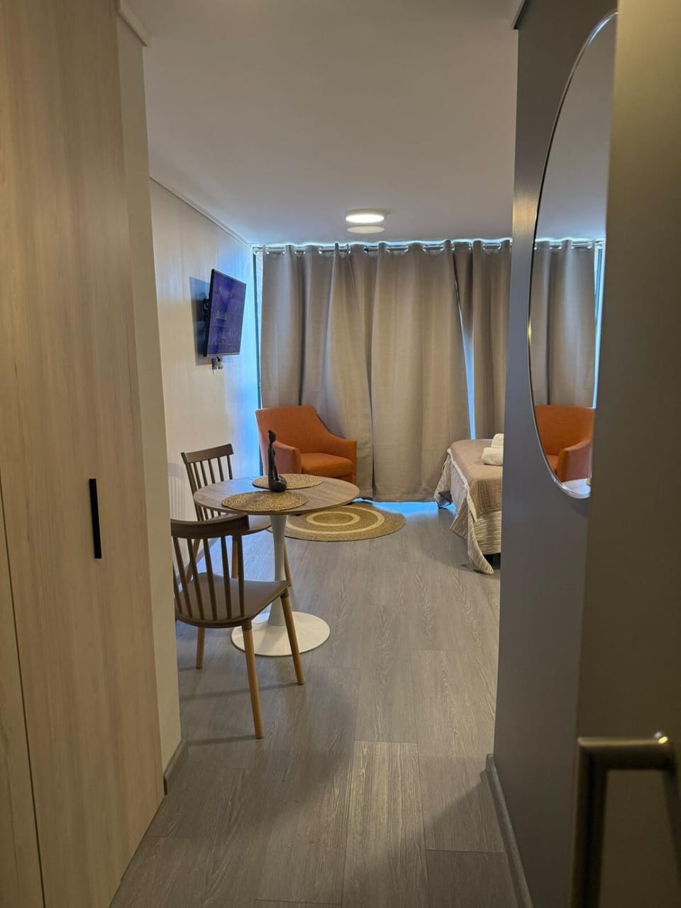 Estudio moderno a pasos del Movistar Arena Apartment in Santiago