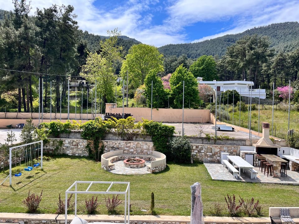 Natural landscape, Garden, Garden view, Mountain view