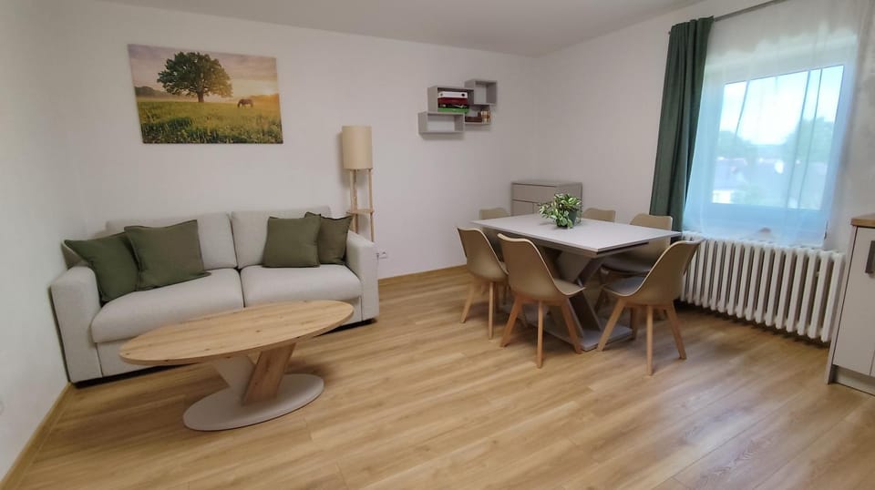 Living room, Seating area, Dining area
