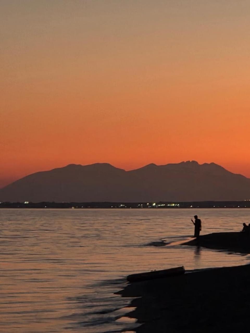 Natural landscape, Beach, Sunset