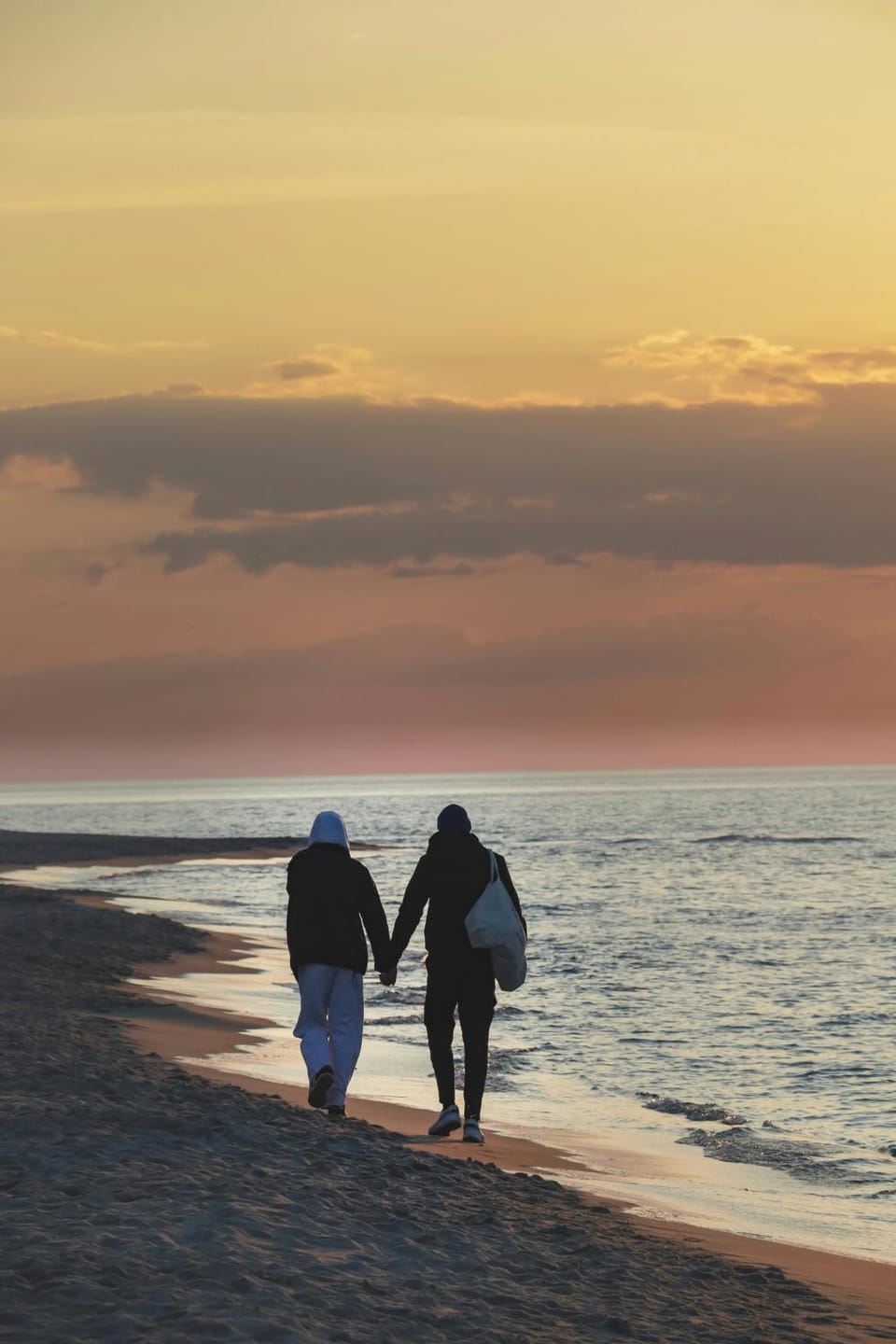 People, Natural landscape, Beach, Guests, Sea view, Sunset