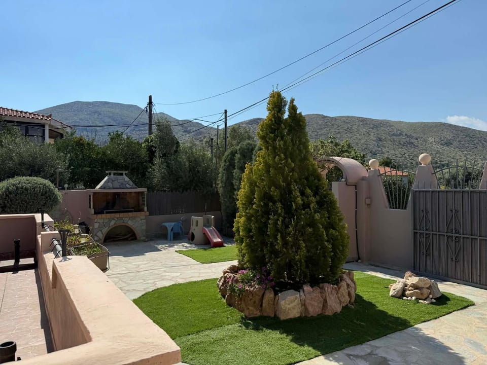 Day, Garden, Mountain view