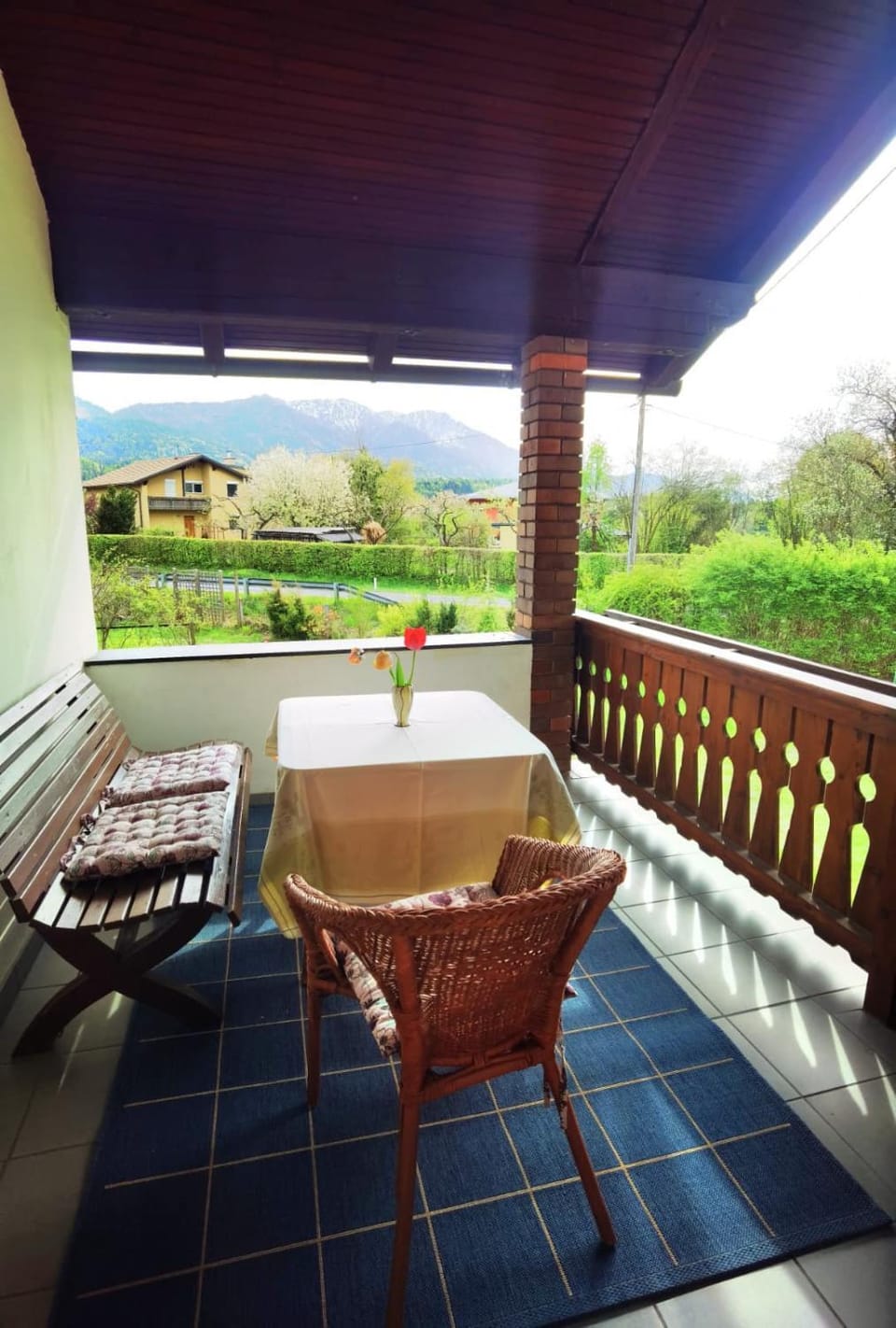 Balcony/Terrace, Seating area, Garden view