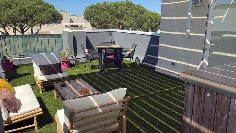 Studio Ponant Rooftop 35m2 Parking La Grande Motte Apartment in La Grande-Motte