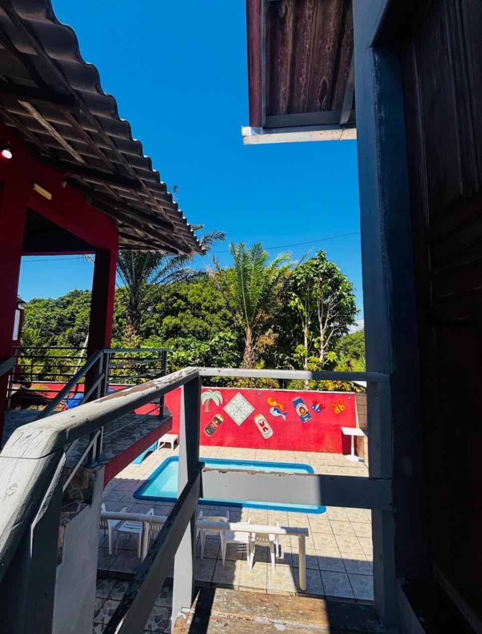 Day, View (from property/room), Balcony/Terrace, Pool view, Swimming pool