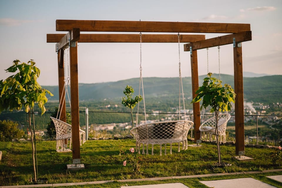 Natural landscape, Garden, City view, Pool view