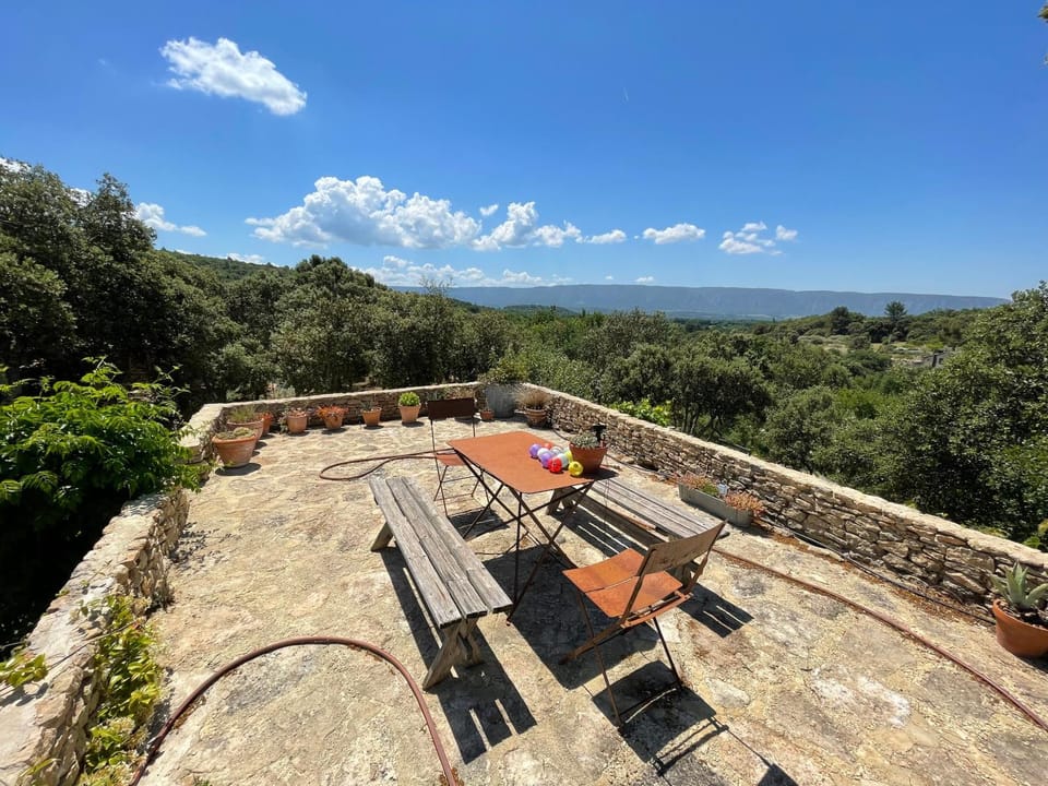 Day, Natural landscape, View (from property/room), Balcony/Terrace, Mountain view