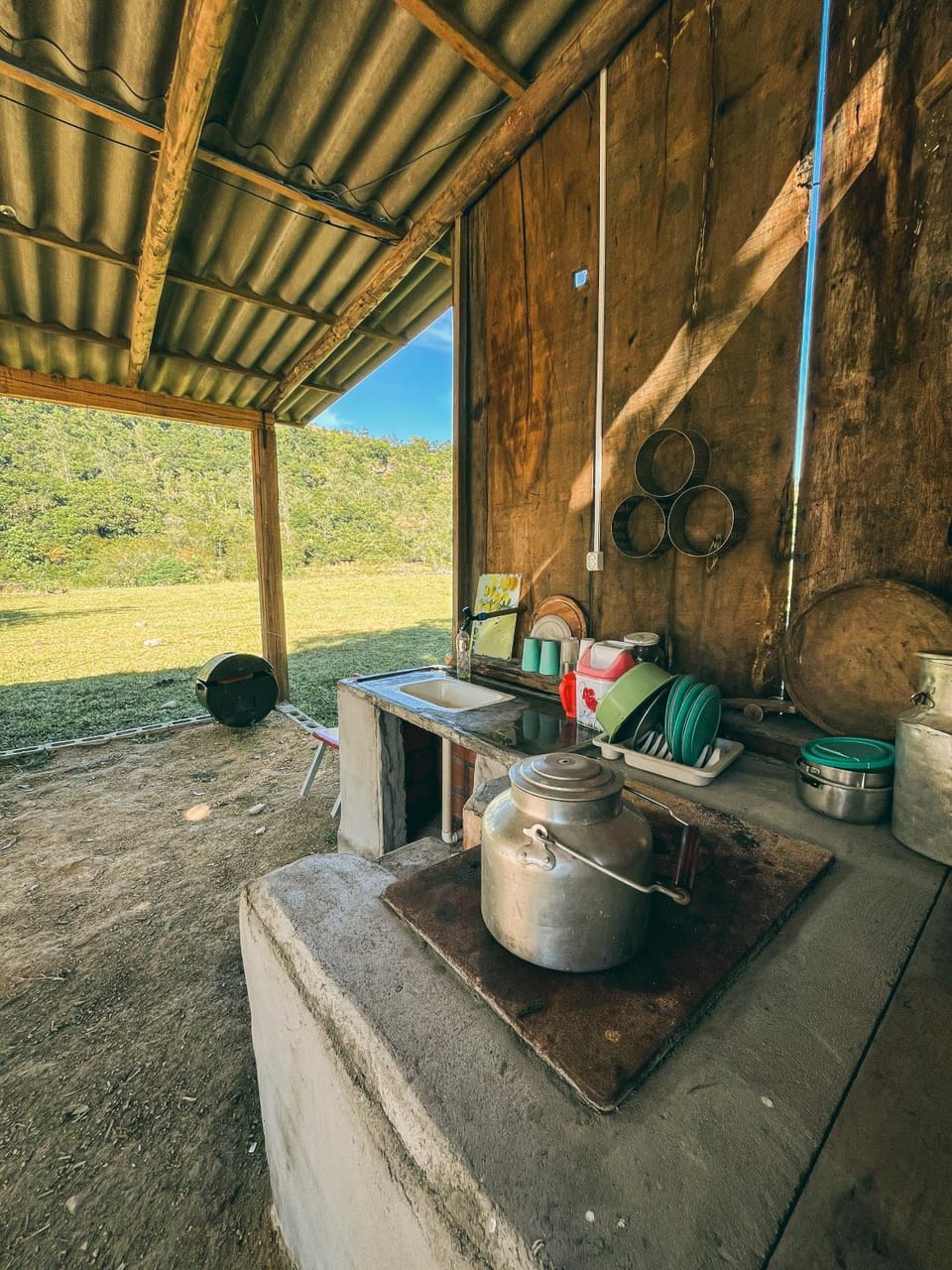 Day, Natural landscape, Kitchen or kitchenette, stove, kitchen