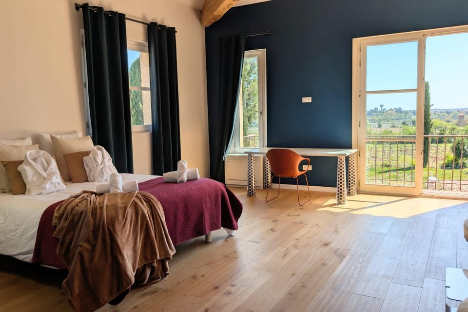 Wine estate 20m pool and cinema Villa in Pézenas