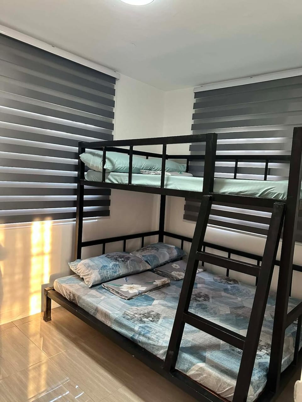 Bedroom, bunk bed, wardrobe