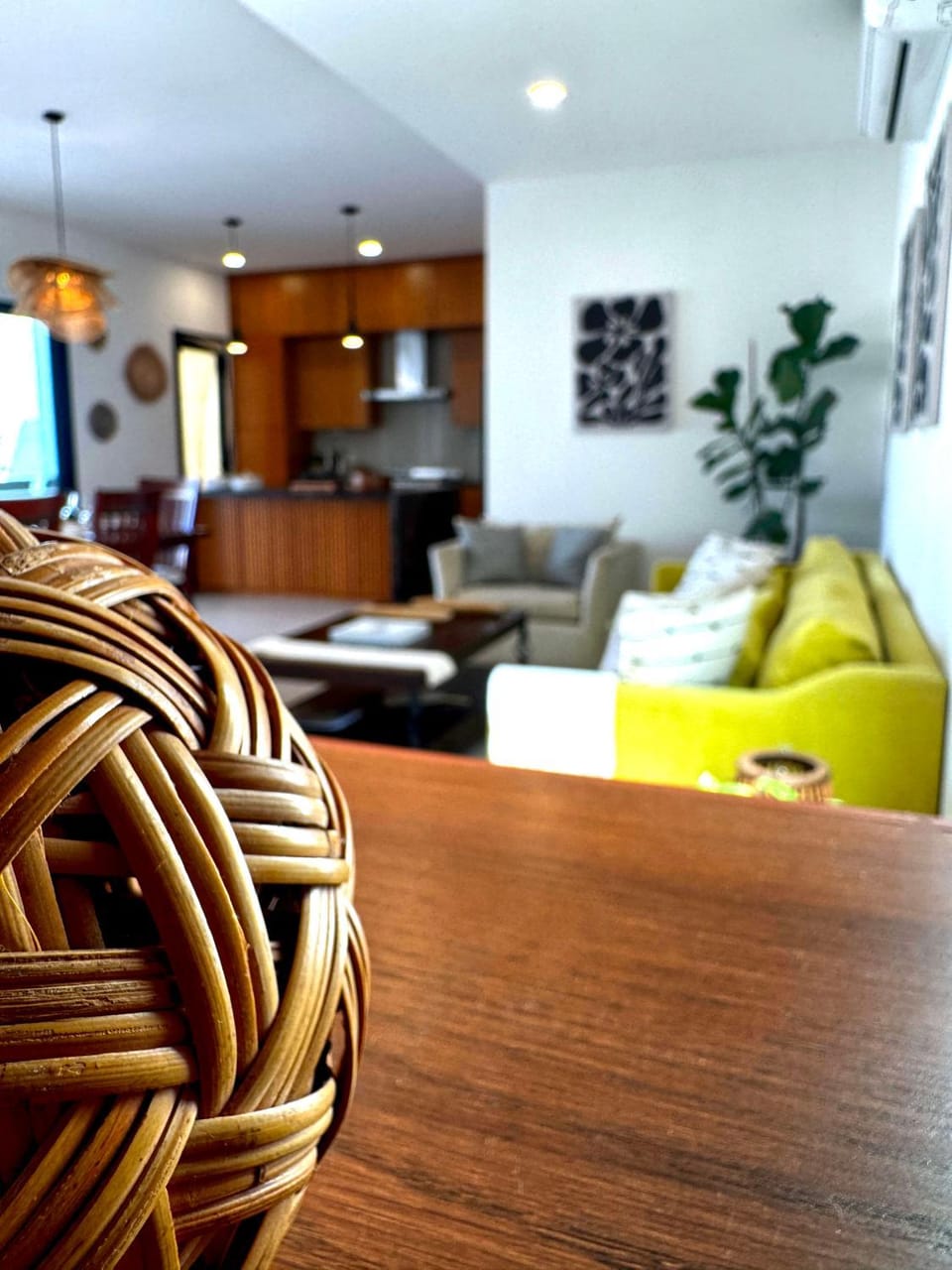 Kitchen or kitchenette, Living room