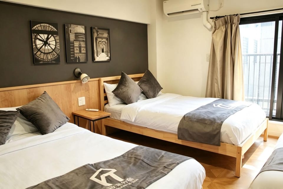 岛之内多户型舒适公寓 近日本桥心斋桥道顿堀商业街 无电梯 可寄存 Inn in Osaka