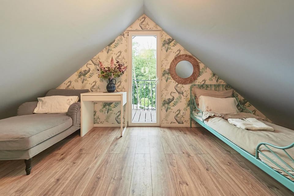 Królowa Kaczek - własna plaża, pomost, sauna z widokiem na wodę i sala warsztatowa House in Poland