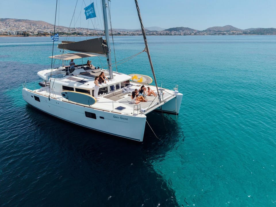 Grey Goose - Lagoon 450 Fly Docked boat in South Athens