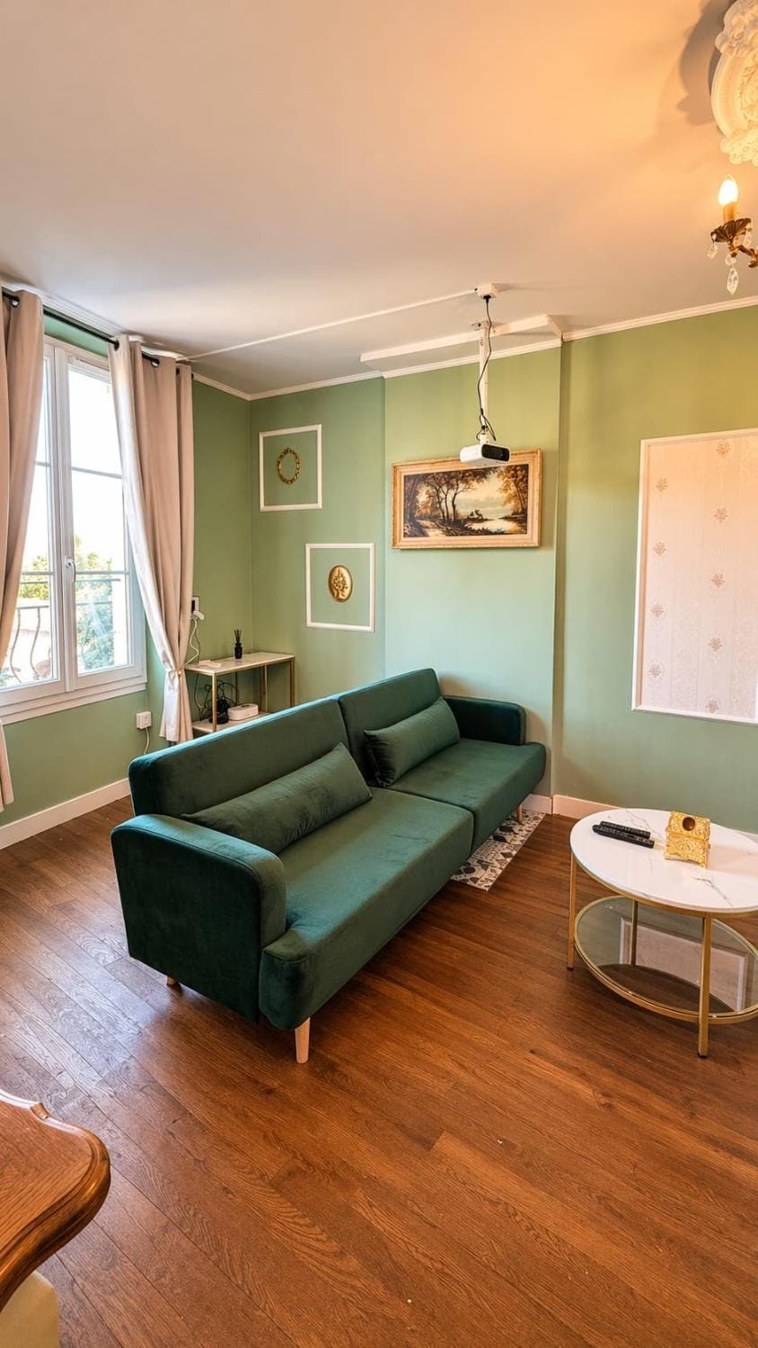 La Suite du Château-Écran Cinéma 2m50-Romantique Apartment in Pays de la Loire