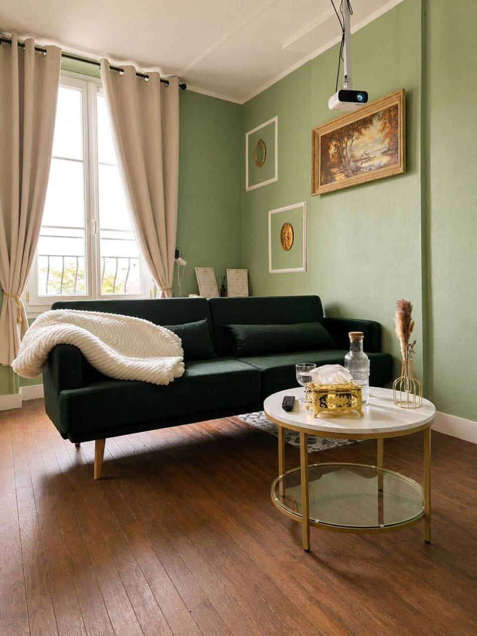 La Suite du Château-Écran Cinéma 2m50-Romantique Apartment in Pays de la Loire