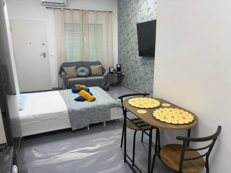 Bed, TV and multimedia, Photo of the whole room, air conditioner