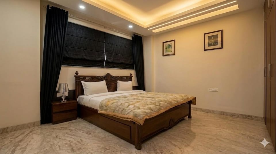 Bed, Photo of the whole room, Bedroom