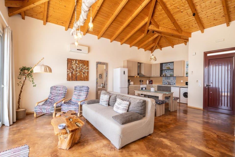 Living room, kitchen