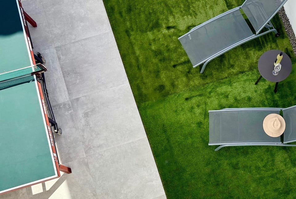 Patio, Day, Evening entertainment, Pool view, sunbed