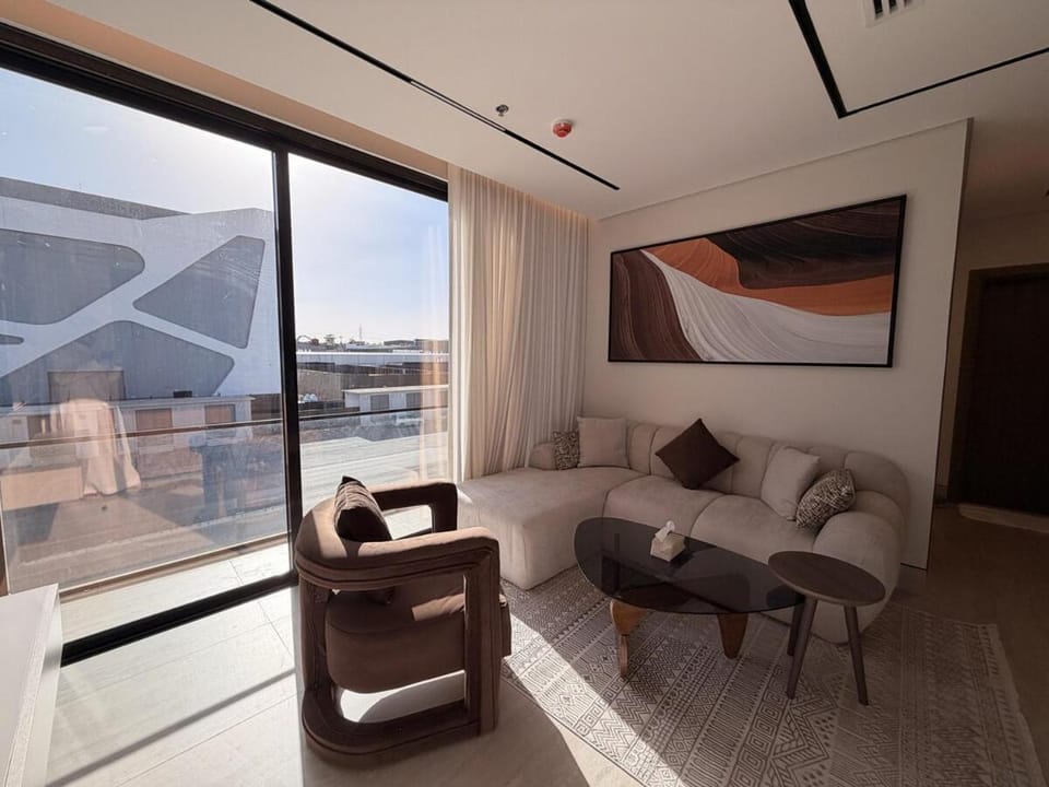 Amara BLVD 1BR Balcony BLVD view Apartment in Riyadh