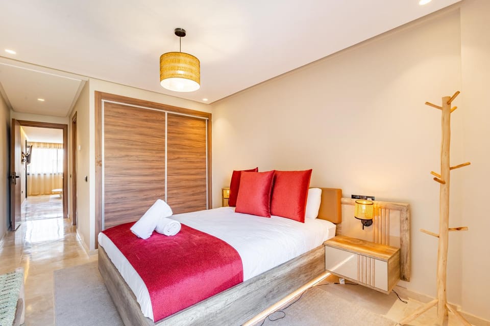 Stylish 2BR Gueliz Terrace Fast WiFi Apartment in Marrakesh