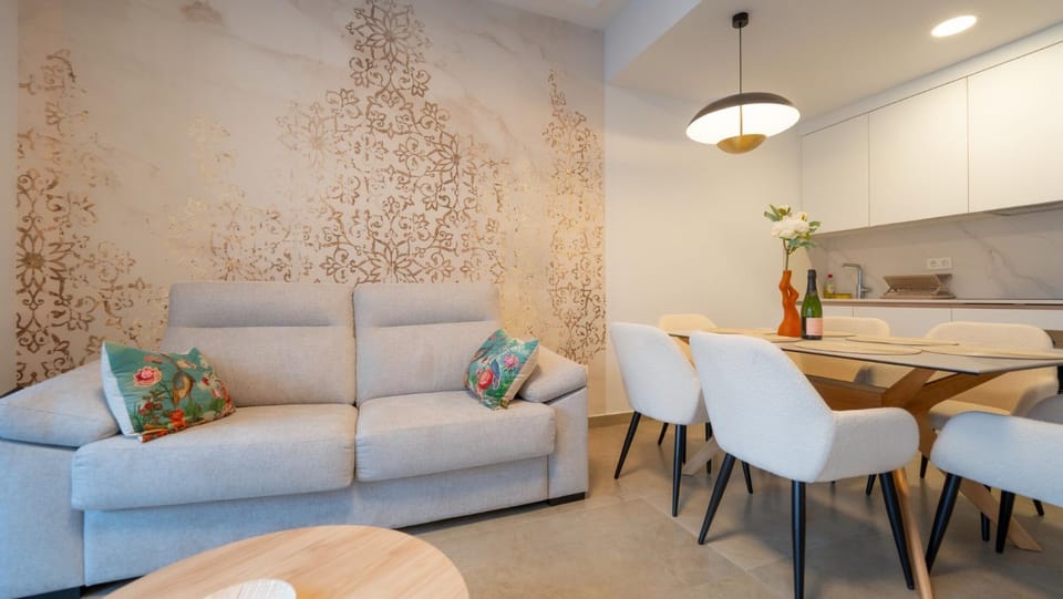 Living room, Seating area, Dining area