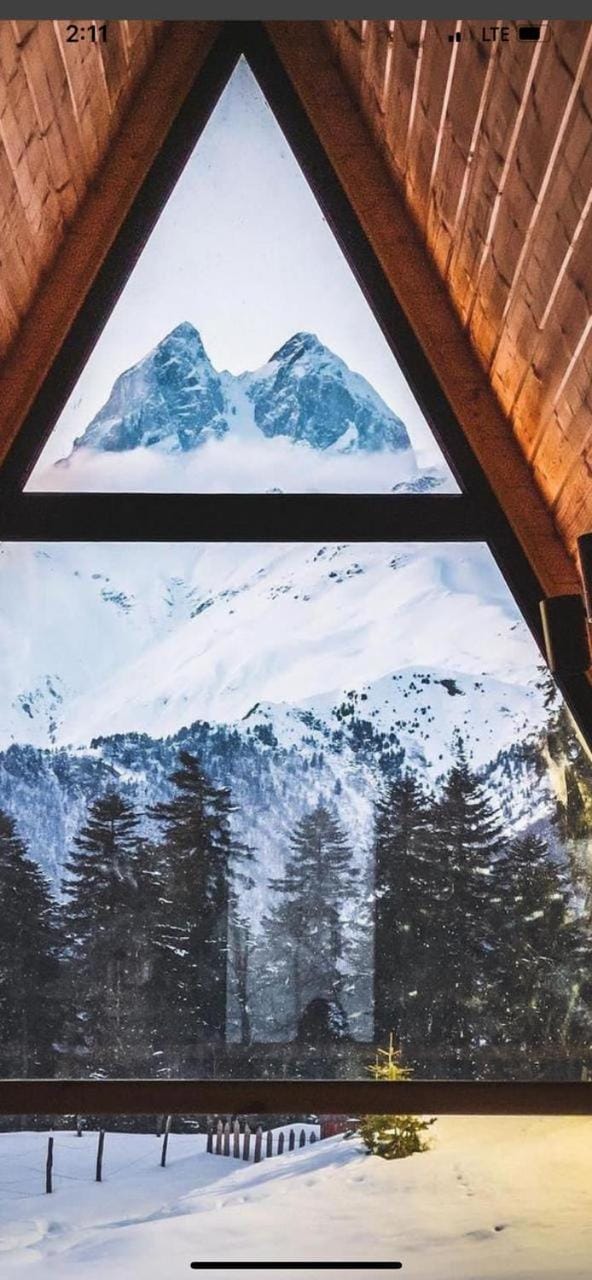 Cottage in Hatsvali, Mestia with Ushba view Chalet in Georgia