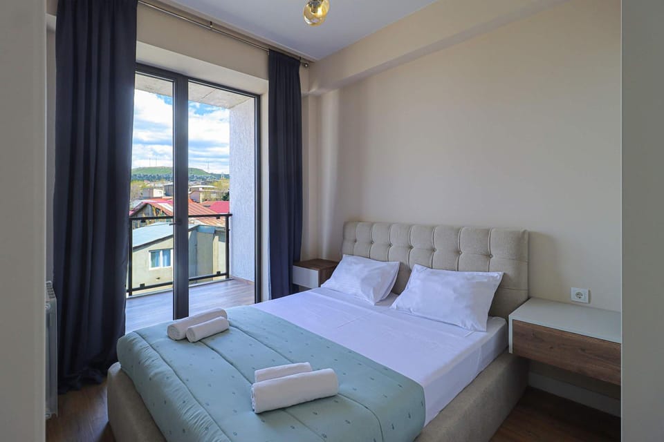 Modern 1BR in Garden Hills with Balcony - Wehost Apartment in Tbilisi, Georgia