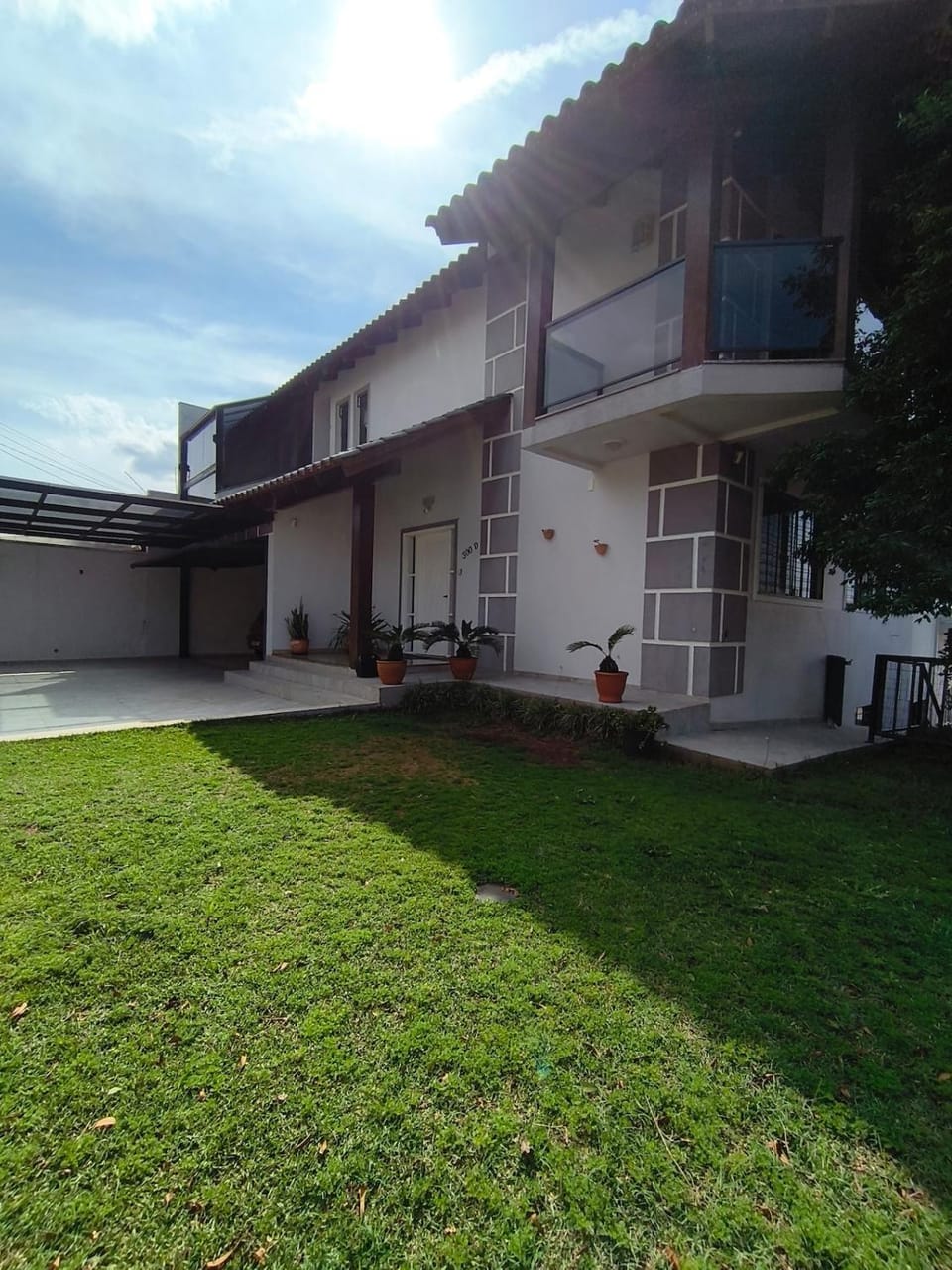 Property building, Garden view